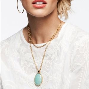 Stella & Dot Sanibel Gold Reversible Necklace